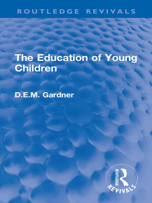 cover image of The Education of Young Children